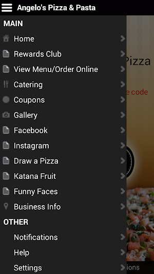 Angelo’s Pizza & Pasta Screenshot 1