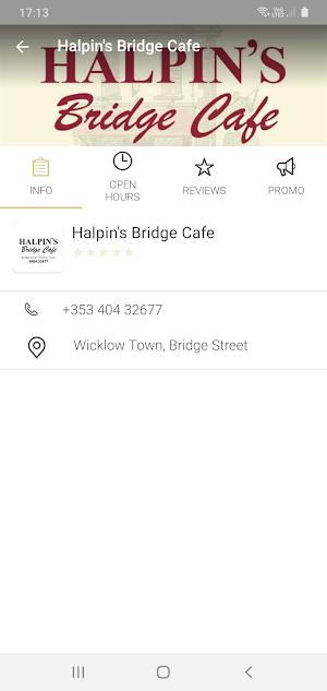 Halpin's Bridge Café Screenshot 2