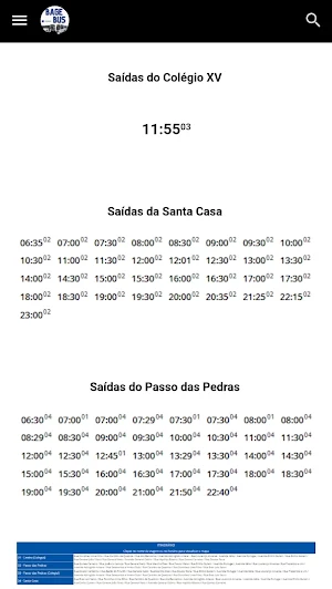 BagéBus "Horário Ônibus Bagé" Screenshot 3