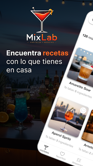 Recetas de cocteles y tragos Screenshot 0