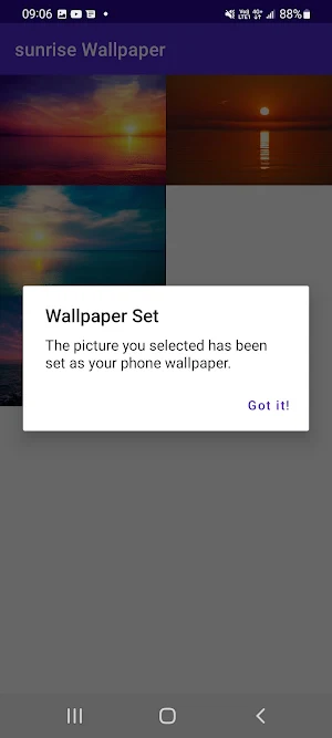 Sunrise & Sunsets Wallpaper Screenshot 1