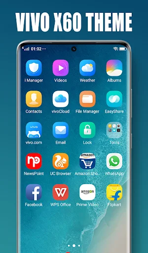Vivo X60 pro Launcher, theme for Vivo X60 Screenshot 0