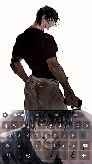 Toji Fushiguro Keyboard Theme Screenshot 3