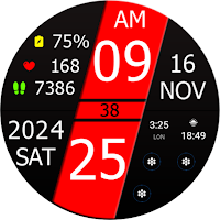 Key WF53 Digital Watch Face