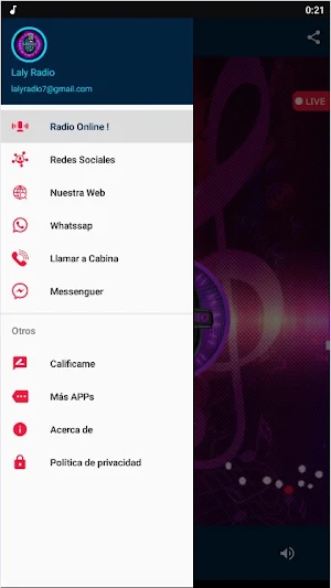 Laly Radio Screenshot 3