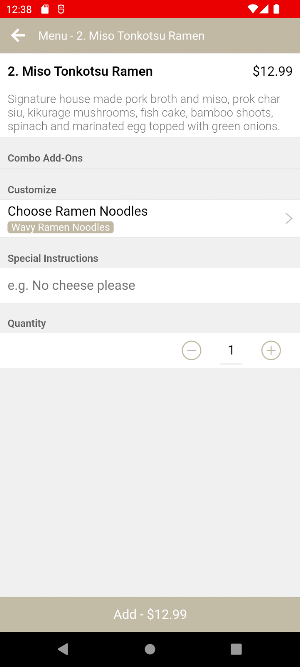 Yanagi Japanese Ramen Screenshot 2