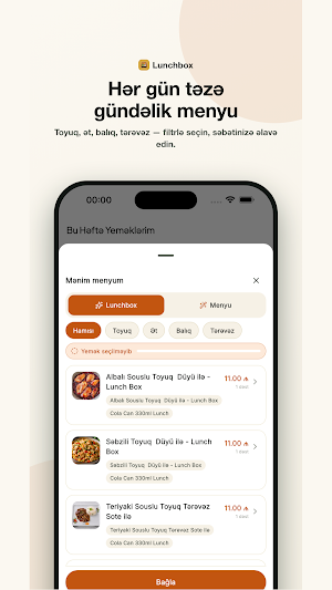 Lunchbox.az Screenshot 1