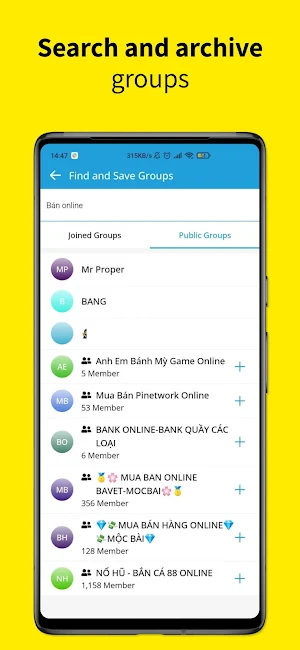 Telegram Search Join Group Screenshot 1