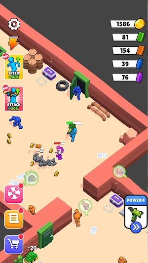 Crazy shooting  zombies Screenshot 3
