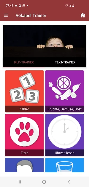Bildvokabeltrainer Romanisch Screenshot 0