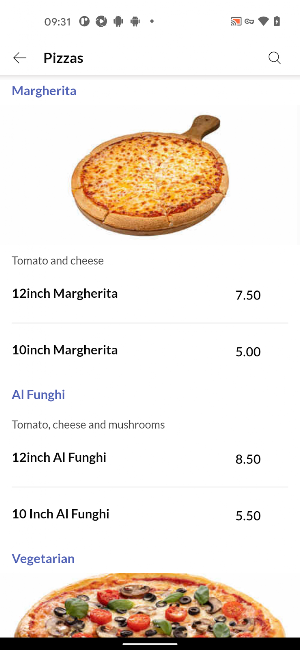 North East pizza Screenshot 3