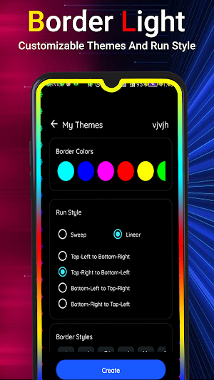 Edge Lightning- Border light Screenshot 3