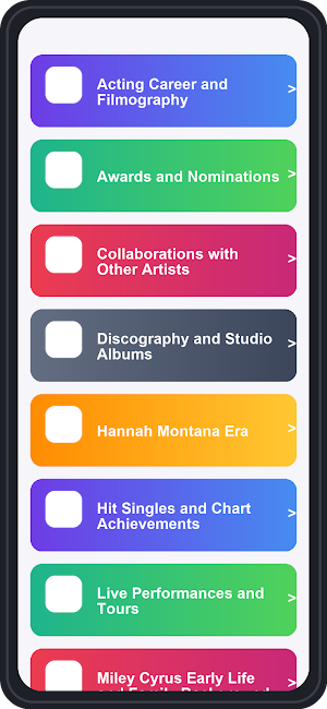 Miley Cyrus Trivia Quiz Screenshot 0