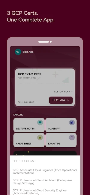 GCP Cloud Exam Prep: with AI Screenshot 1