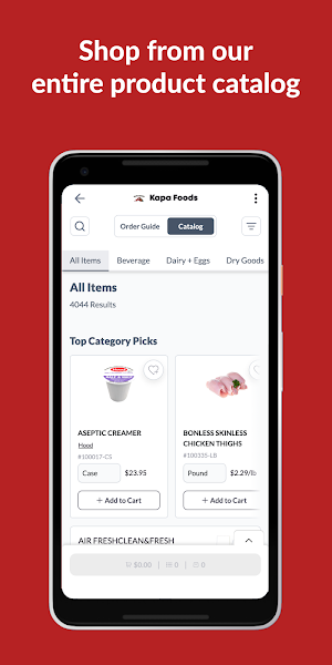 Kapa Foods Screenshot 2