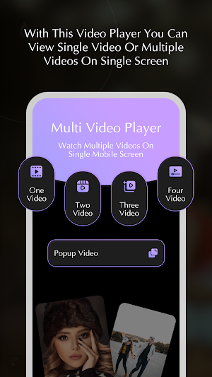 Multiple Video Player Popup Screenshot 1