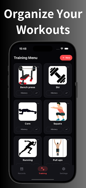 MuscleMemory - Workout Tracker Screenshot 1