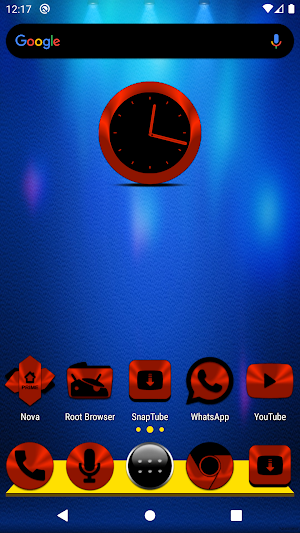 Red Orange and Black Icon Pack Screenshot 0