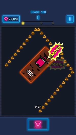 Brick Breaker: Neon-filled hip hop! Screenshot 3