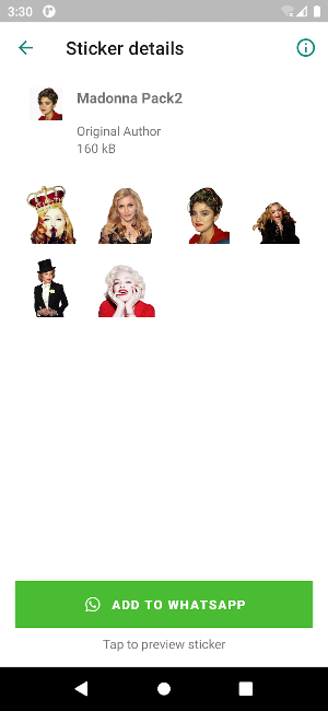 Madonna Stickers Screenshot 2