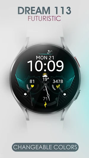 Dream 113 Digital Watch Face Screenshot 1