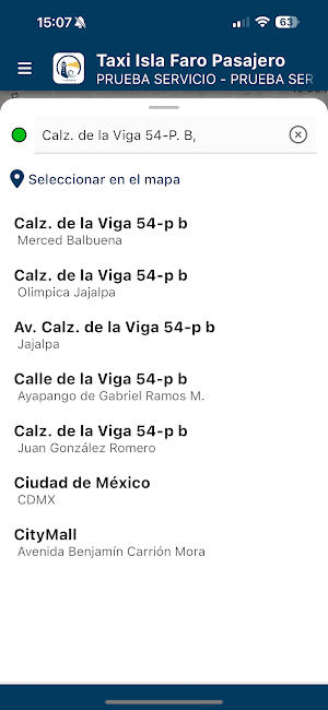 Taxi Isla Faro Pasajero Screenshot 2