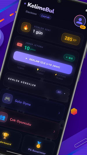 KelimeBul: Türkçe Kelime Oyunu Screenshot 1