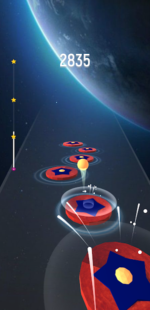 Pink Soldier EDM Hop Tiles Screenshot 1
