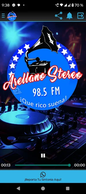 Arellano Stereo 98.5 FM Screenshot 0