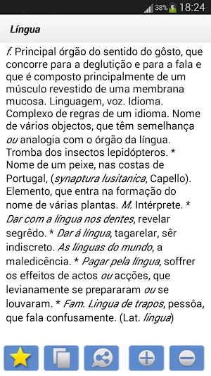 Dicionário de Português Screenshot 2