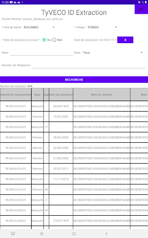 TyVECO Census ID Extractor Screenshot 1