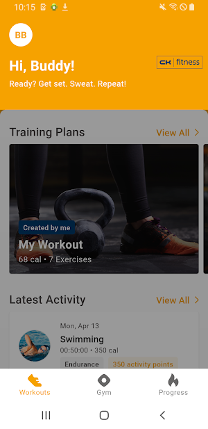 CK Fitness Screenshot 0