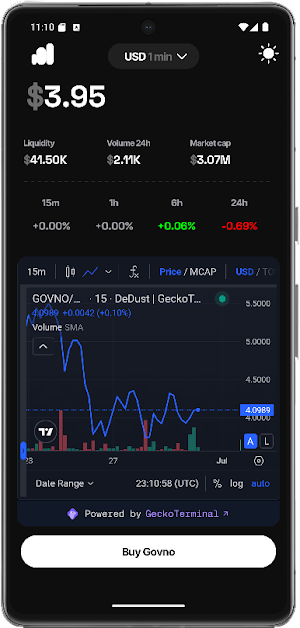GOVNOTracker Screenshot 0