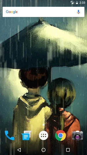 Wallpapers Raining Screenshot 1
