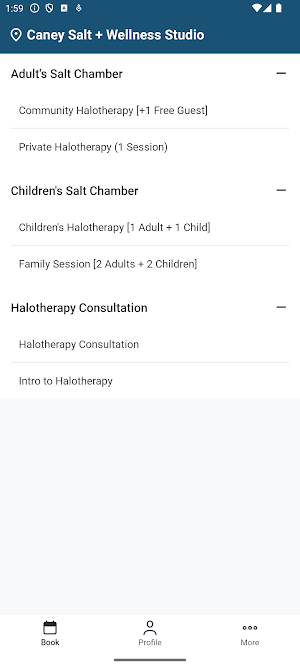 Caney Salt + Wellness Studio Screenshot 1