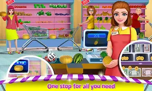 Black Friday Supermarket: Cashier Girl Game Screenshot 2