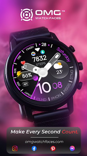 OMG 330 Hybrid Watch Face Screenshot 2