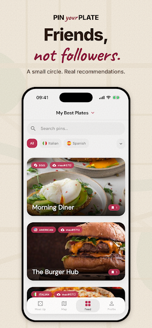 Pin Your Plate: Restaurant Map Screenshot 1
