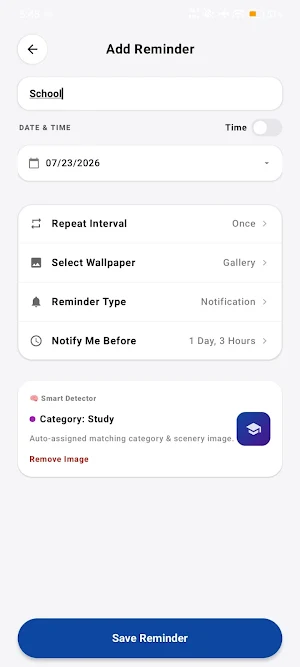 ReNote: Smart Reminder & Alarm Screenshot 3