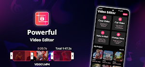 Video Editor: Cut, Crop & Trim Screenshot 0