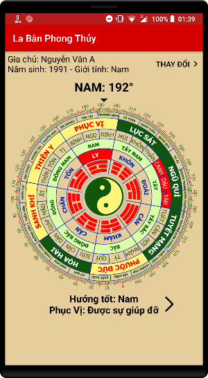 La bàn phong thủy Screenshot 0