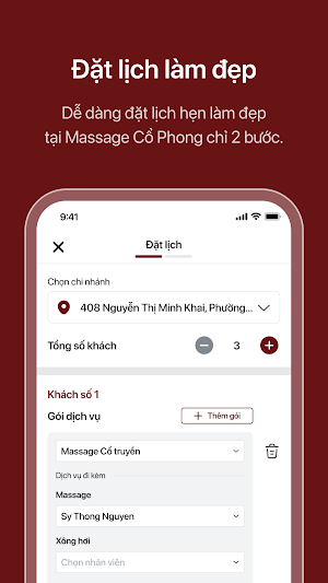 MASSAGE CỔ PHONG Screenshot 1