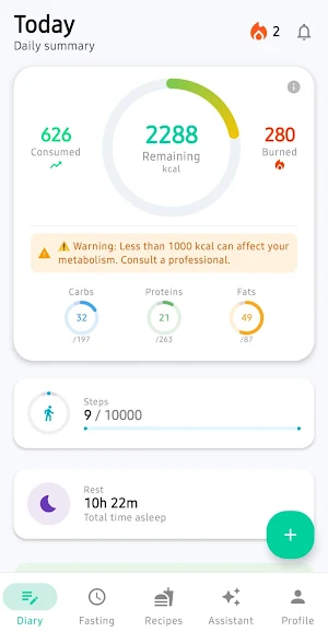 NutriSnap AI Calorie Tracker Screenshot 1