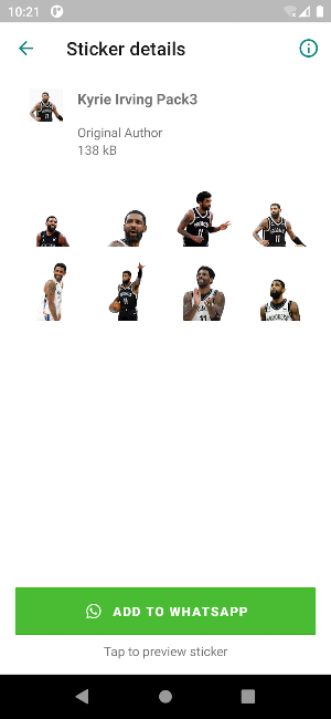 Kyrie Irving Stickers Screenshot 3
