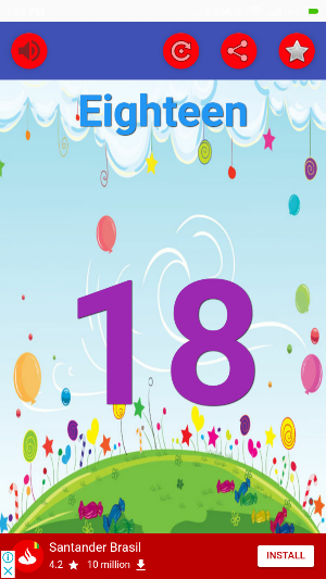 Numbers Spelling Learning Screenshot 2