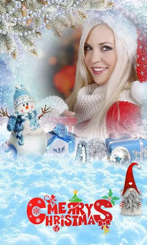Christmas photo frame & photo blender app, editor Screenshot 3