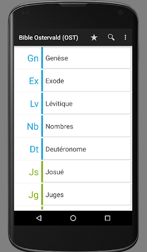 French Ostervald Bible (OST) Screenshot 1