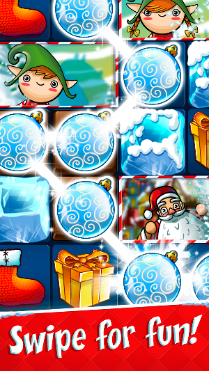 Xmas Swipe - Christmas Chain Connect Match 3 Game Screenshot 2