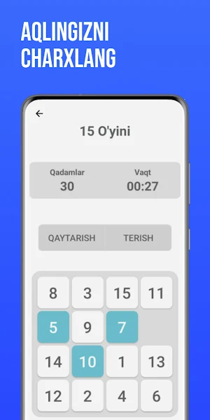 15 o'yini Screenshot 1