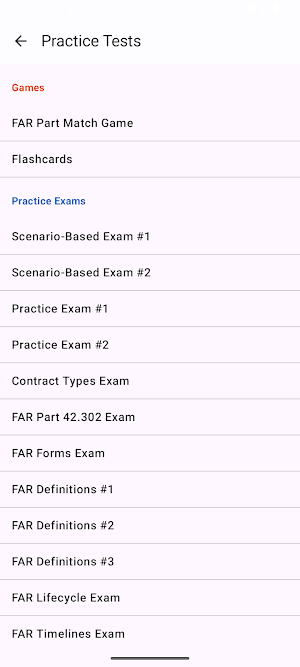 FAR Prep Pro Screenshot 2